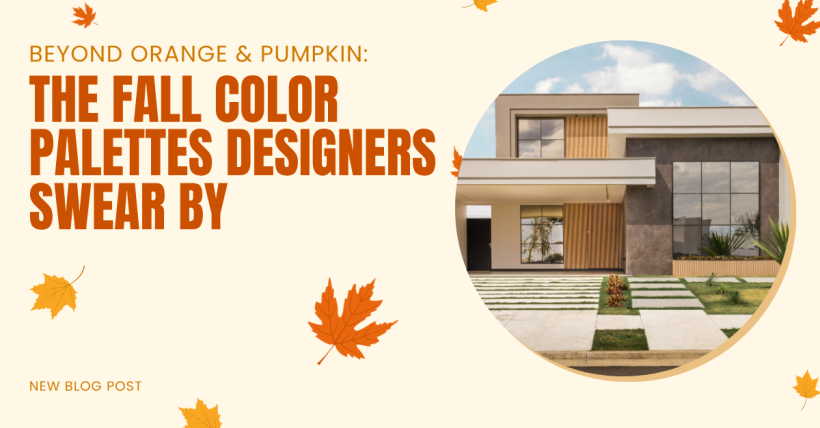 Beyond Orange & Pumpkin: The Fall Colour Palettes Designers Swear By